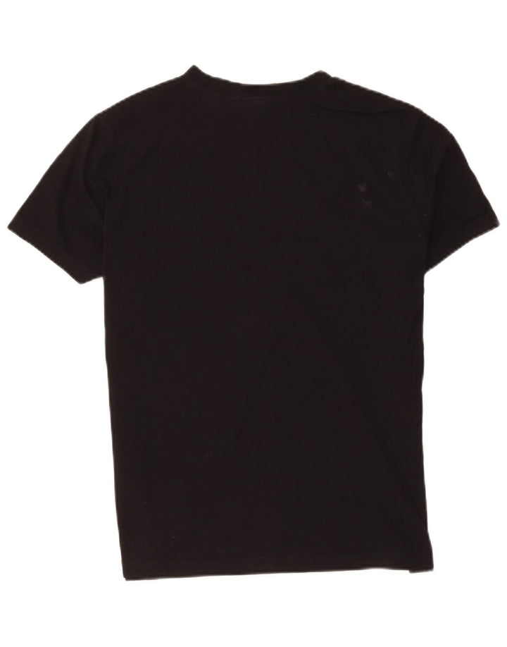 T-shirt grafica da uomo Champion Top piccola nera
