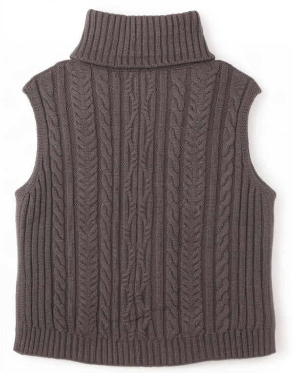 Canotta oversize da donna Marks & Spencer UK 10 piccola in acrilico grigio