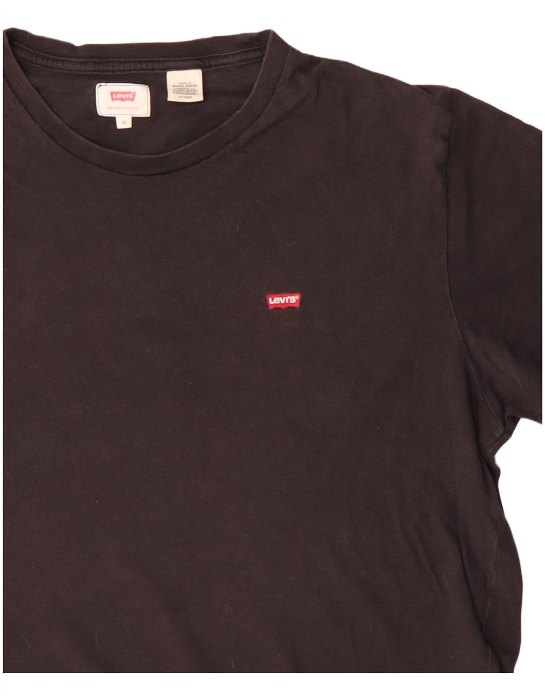T-shirt da uomo Levi's Top XL in cotone nero
