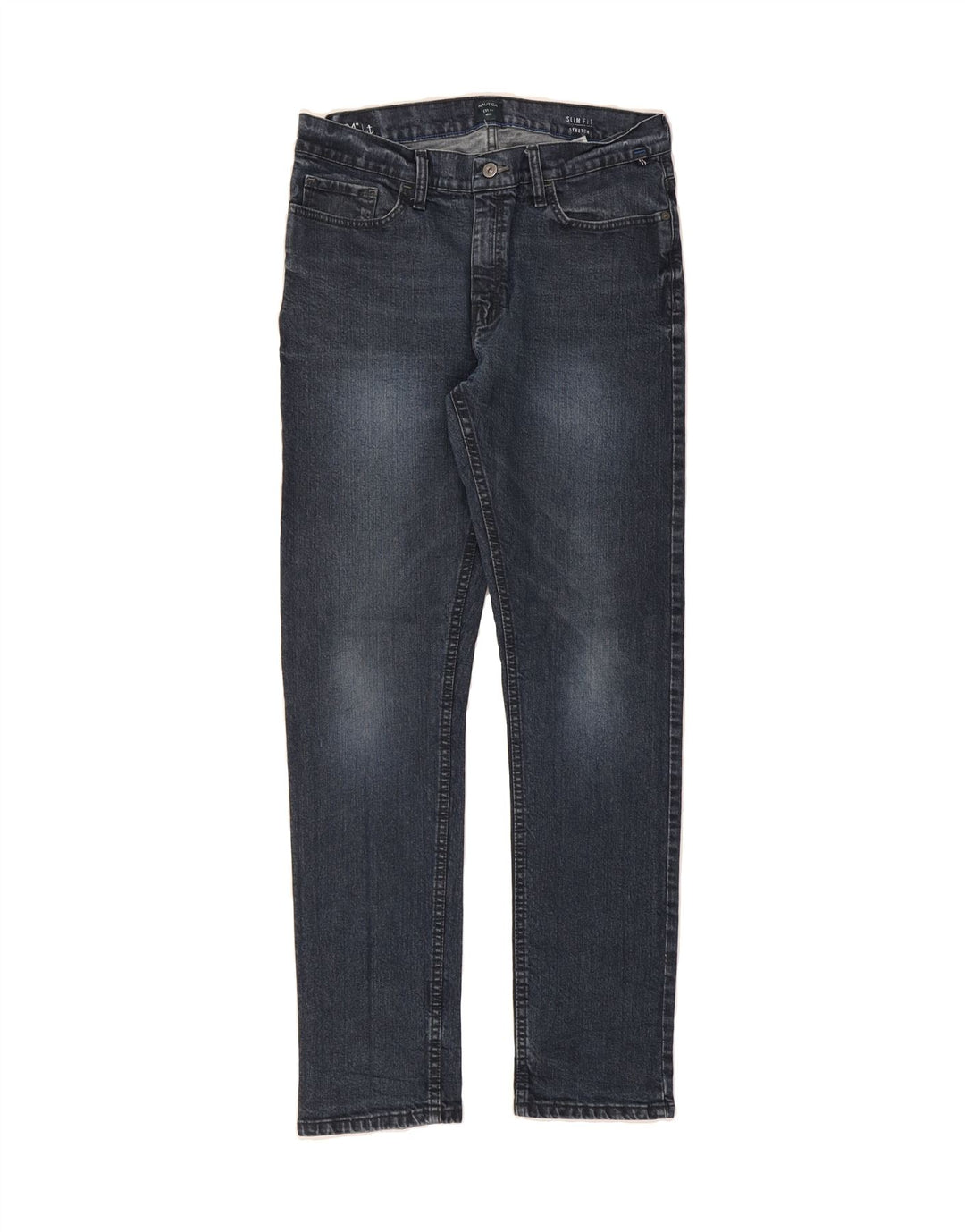 NAUTICA Mens Stretch Slim Jeans W34 L34 Blue Cotton Vintage Nautica and Second-Hand Nautica from Messina Hembry 