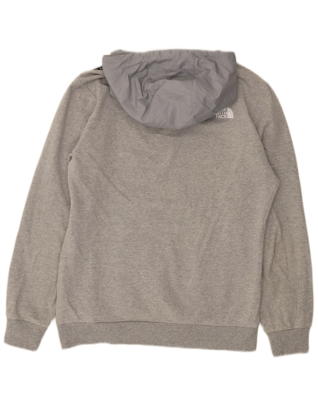 Felpa con cappuccio grafica da uomo The North Face in cotone grigio medio