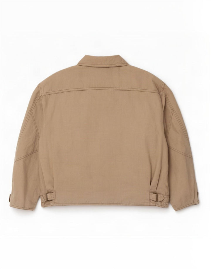 Giacca pratica da uomo vestibilità ampia Jean Pascale UK 38 Beige medio classico
