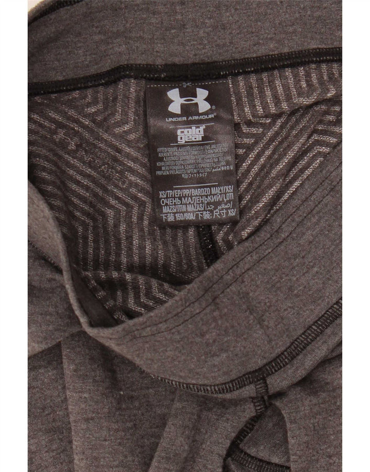 Leggings Under Armour da donna Cold Gear UK 6 XS poliestere grigio
