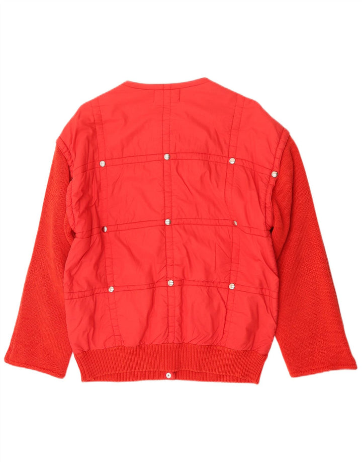 Giubbotto Bomber Donna Iceberg IT 42 Rosso Medio Cotone