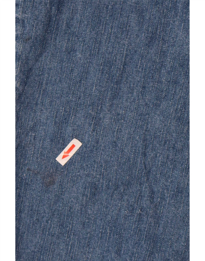Giacca blazer in denim da uomo a 2 bottoni Carrera UK 38 Cotone blu medio