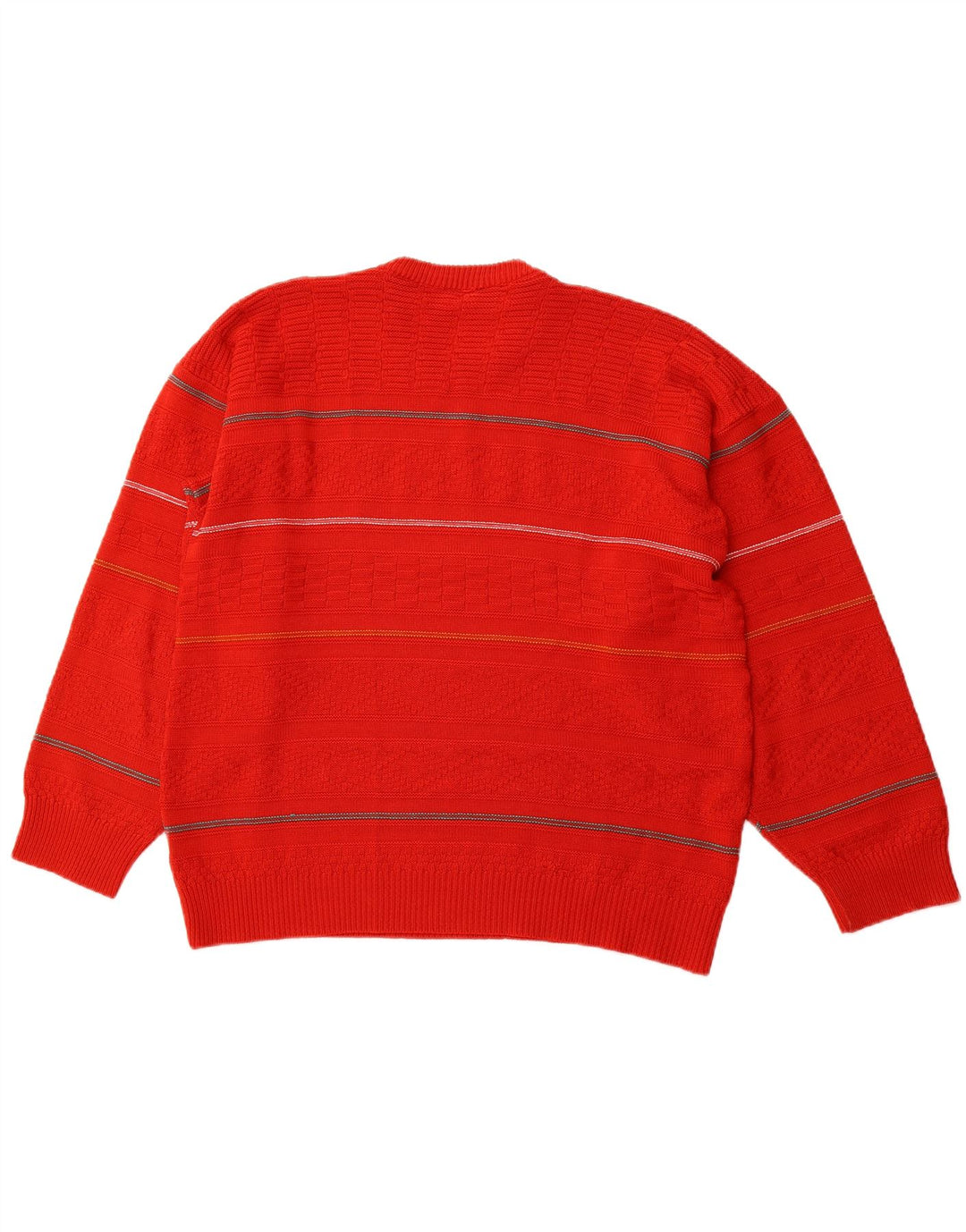 GUCCI Maglione girocollo da uomo a righe rosse medie