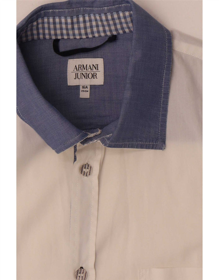 Maglia Armani Junior Bambino 15-16 Anni Bianca