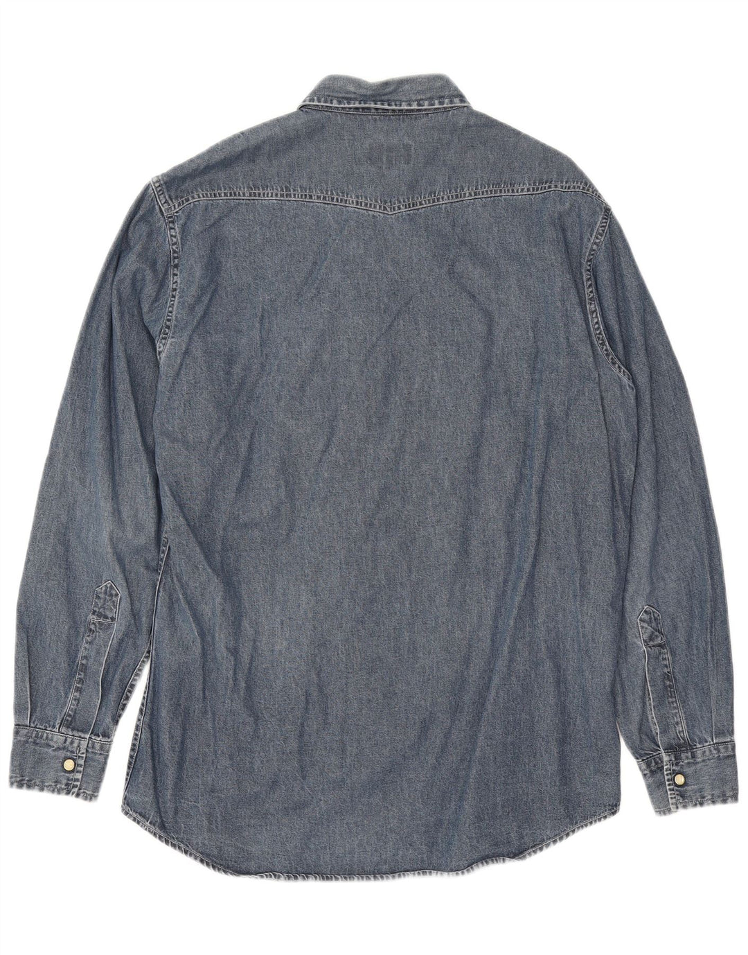 Camicia di jeans da uomo Brooksfield XL in cotone blu