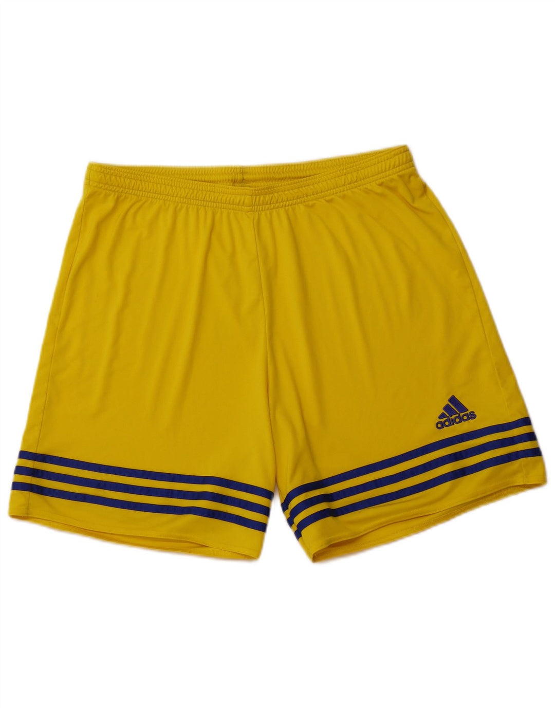 Pantaloncini sportivi ADIDAS Climalite da uomo XL in poliestere giallo