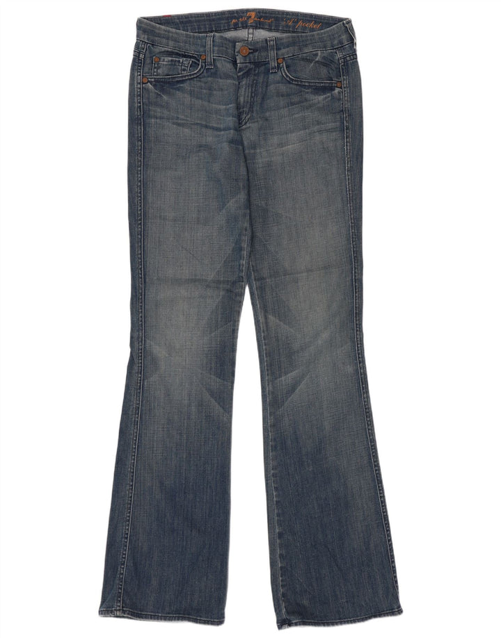 Jeans svasati da donna 7 For All Mankind W32 L34 cotone blu
