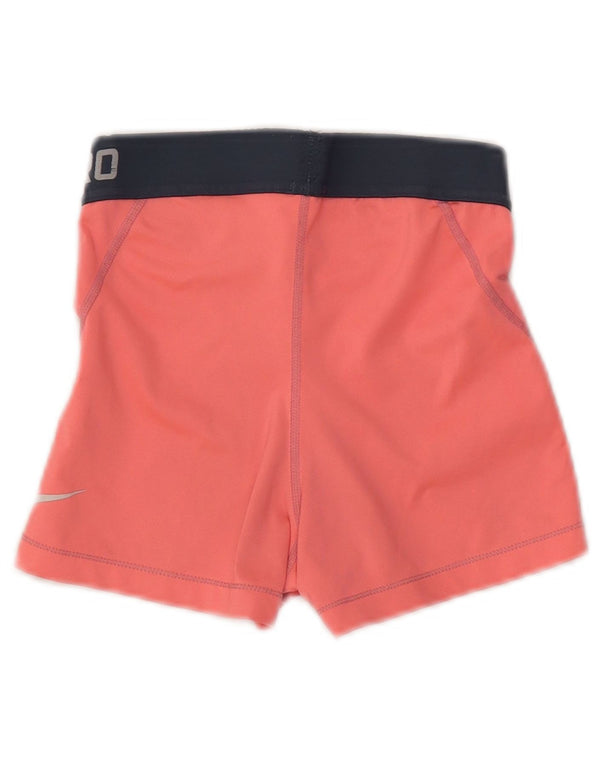 Pantaloncini sportivi Nike Dri Fit Graphic da donna UK 6 XS poliestere color block rosa