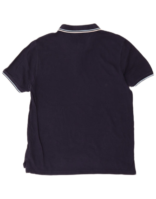 Polo da uomo dalla vestibilità regolare Pierre Cardin, grande, in cotone blu navy