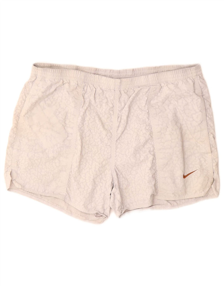 Pantaloncini sportivi da uomo NIKE UK 42/44 Large Grigio Nylon