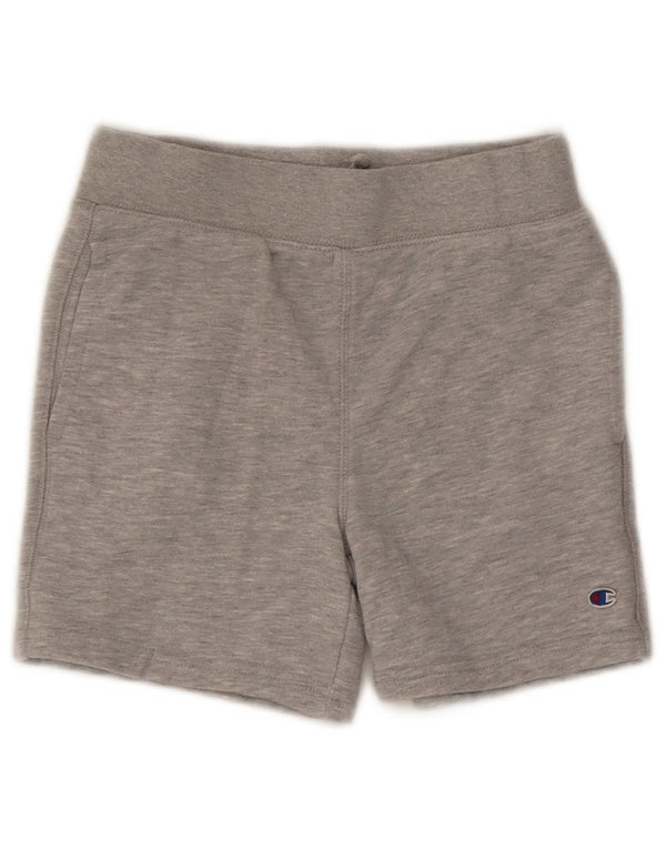 Champion Girls Sport Shorts 7-8 Years Small  Grey Cotton