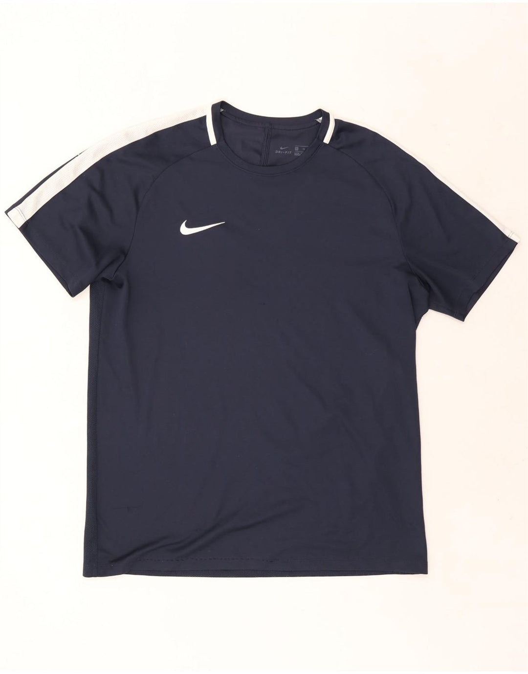 T-shirt NIKE da uomo Dri Fit Top XL poliestere color block blu navy