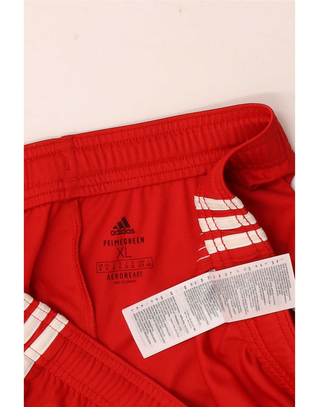 Pantaloncini sportivi Adidas Aeroready da uomo XL rosso poliestere