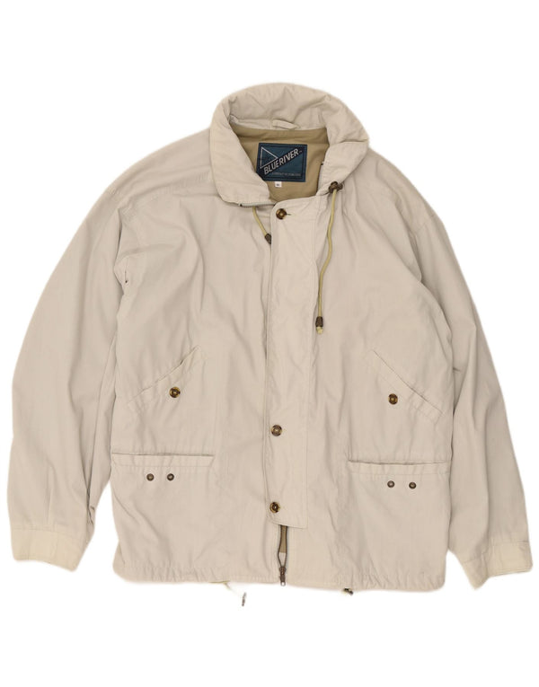 Giacca utilitaria vintage da uomo UK 42 XL in cotone beige