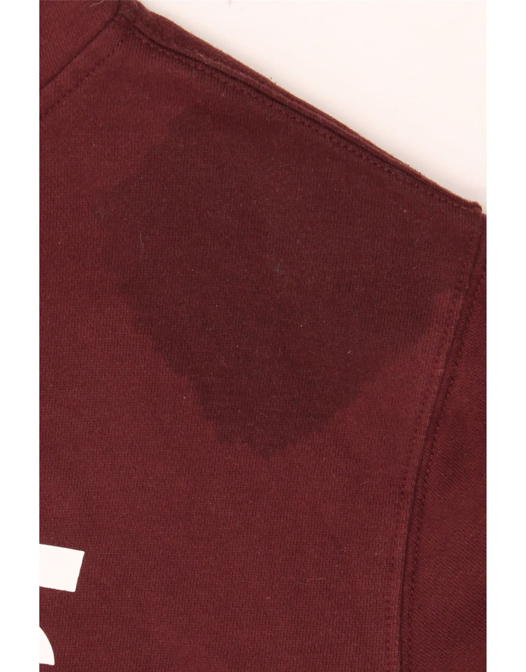 Felpa con cappuccio grafica da uomo VANS piccola in cotone bordeaux