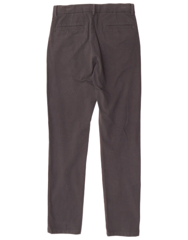 Pantaloni chino slim da uomo Marks & Spencer W30 L33 cotone grigio