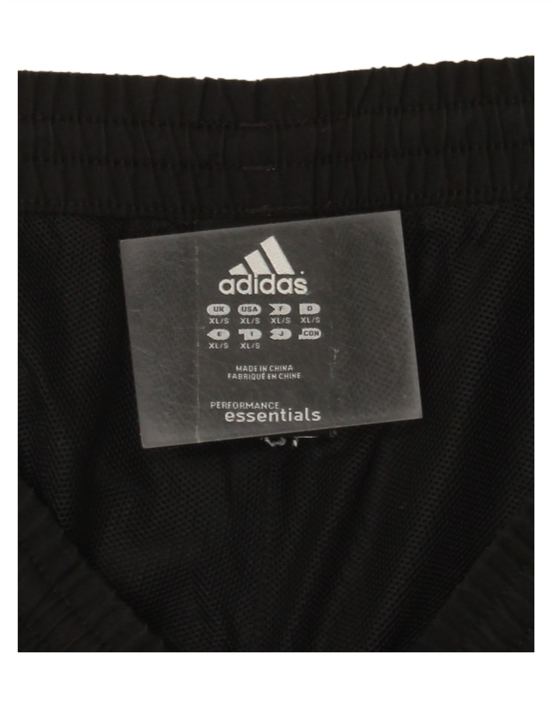 Pantaloni da tuta Adidas Climalite da uomo XL poliestere nero