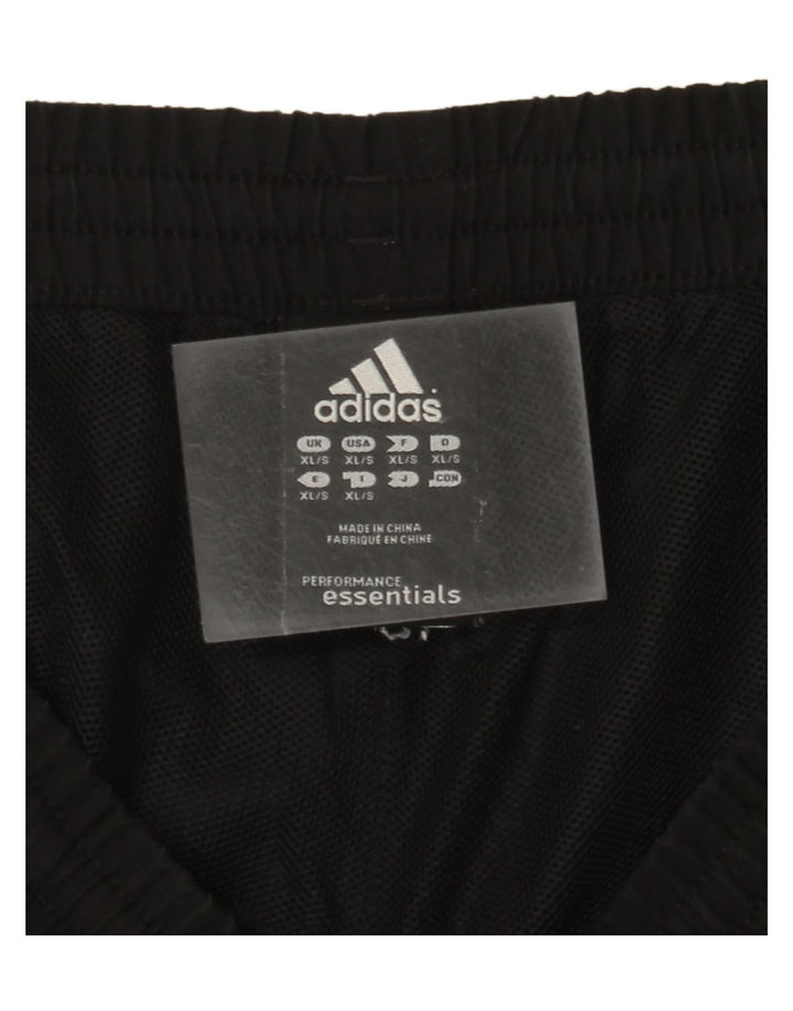 Pantaloni da tuta Adidas Climalite da uomo XL poliestere nero