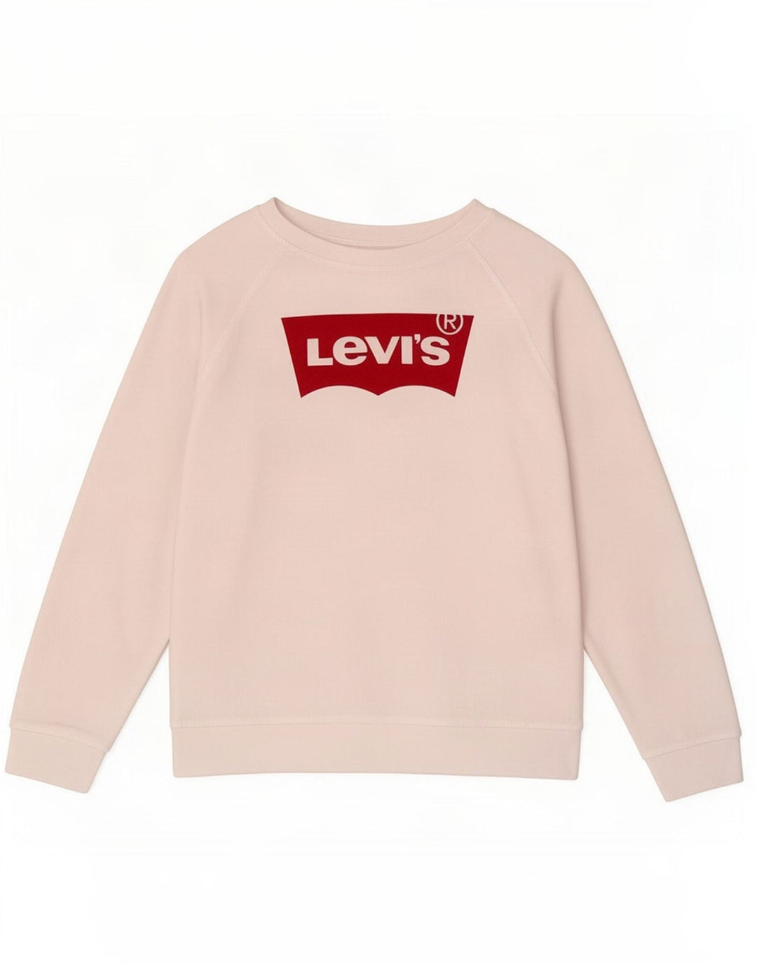 Felpa grafica da donna Levi's UK 14 cotone bianco medio