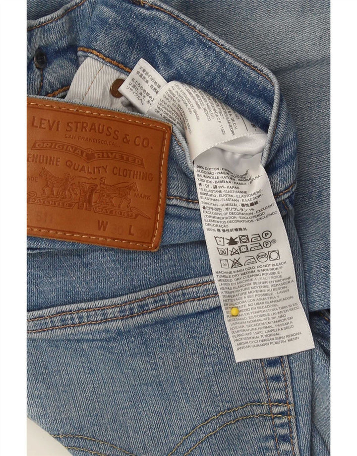 Jeans Levi's 511 Slim da donna W30 L28 in cotone blu