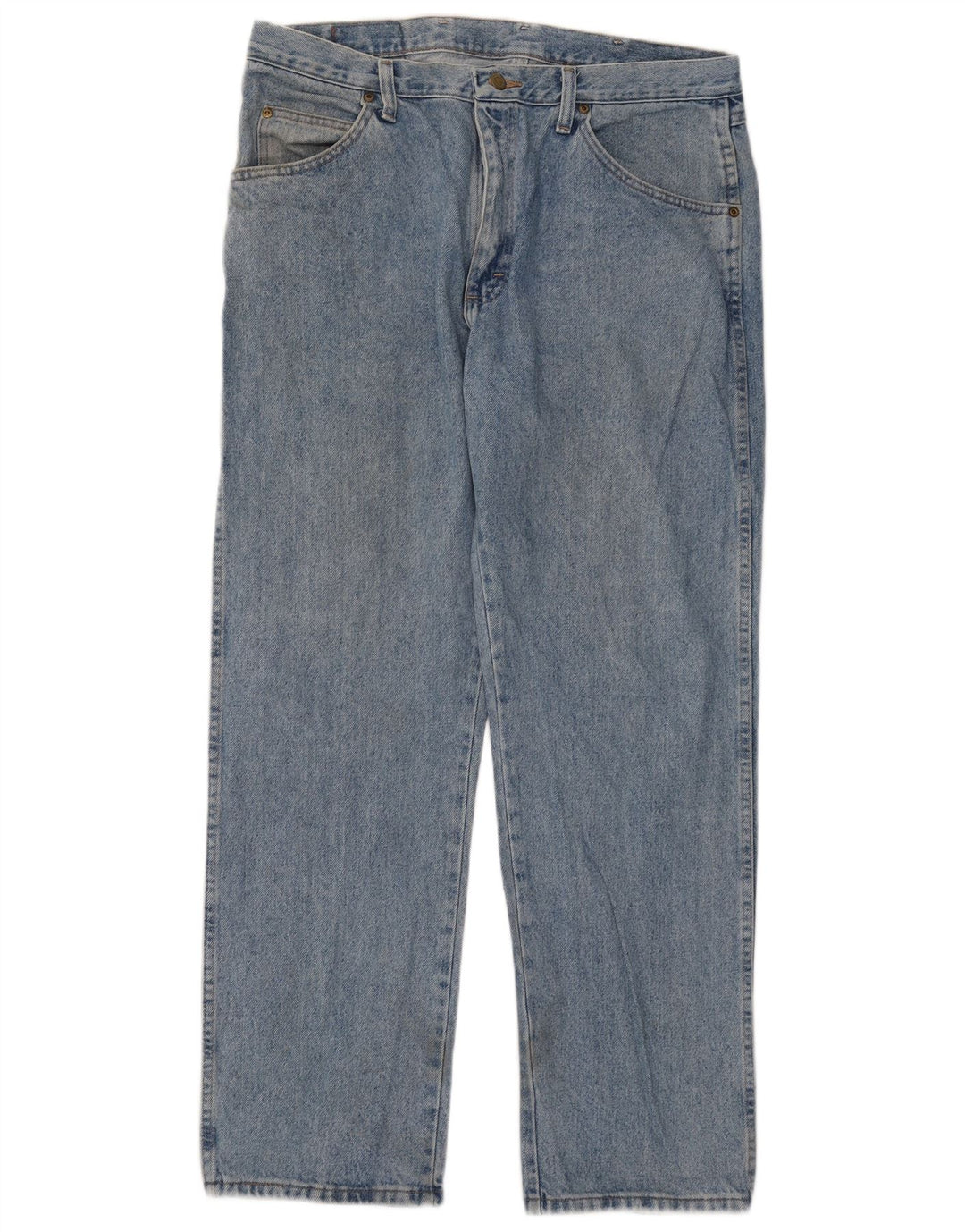 Jeans dritti da uomo Wrangler W36 L30 cotone blu