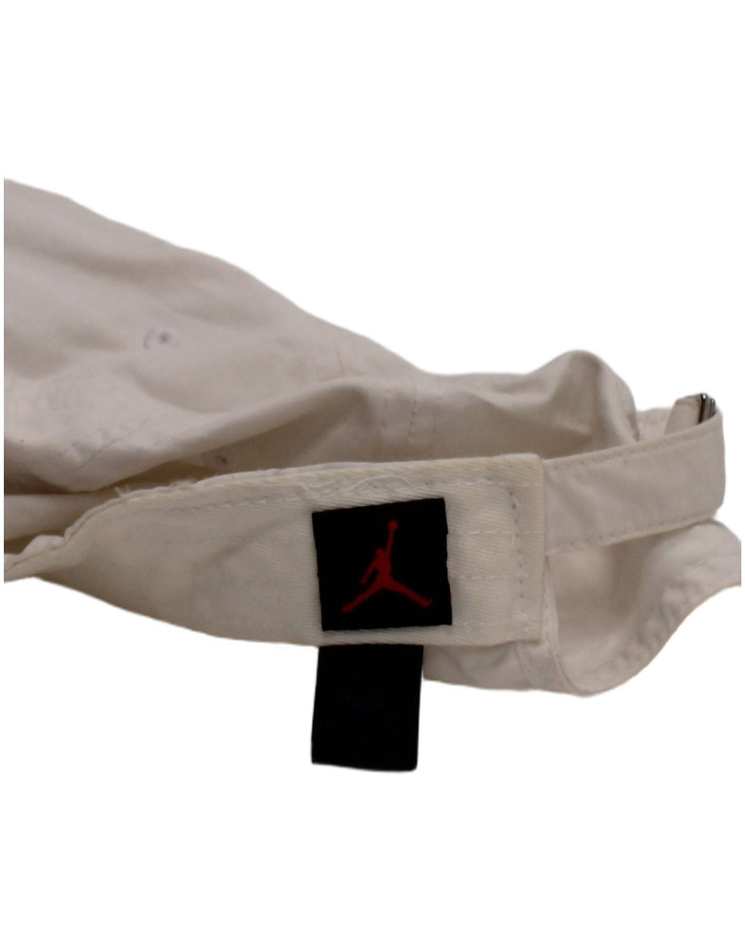 Berretto da baseball con grafica Jordan da uomo, taglia unica, in cotone bianco