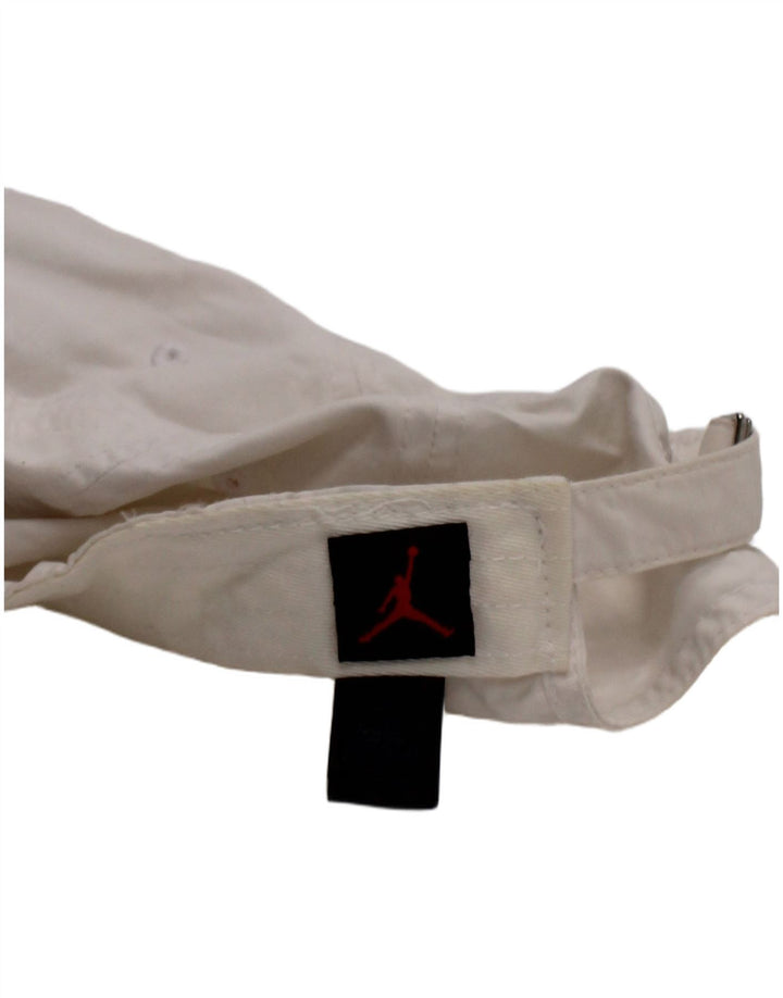 Berretto da baseball con grafica Jordan da uomo, taglia unica, in cotone bianco