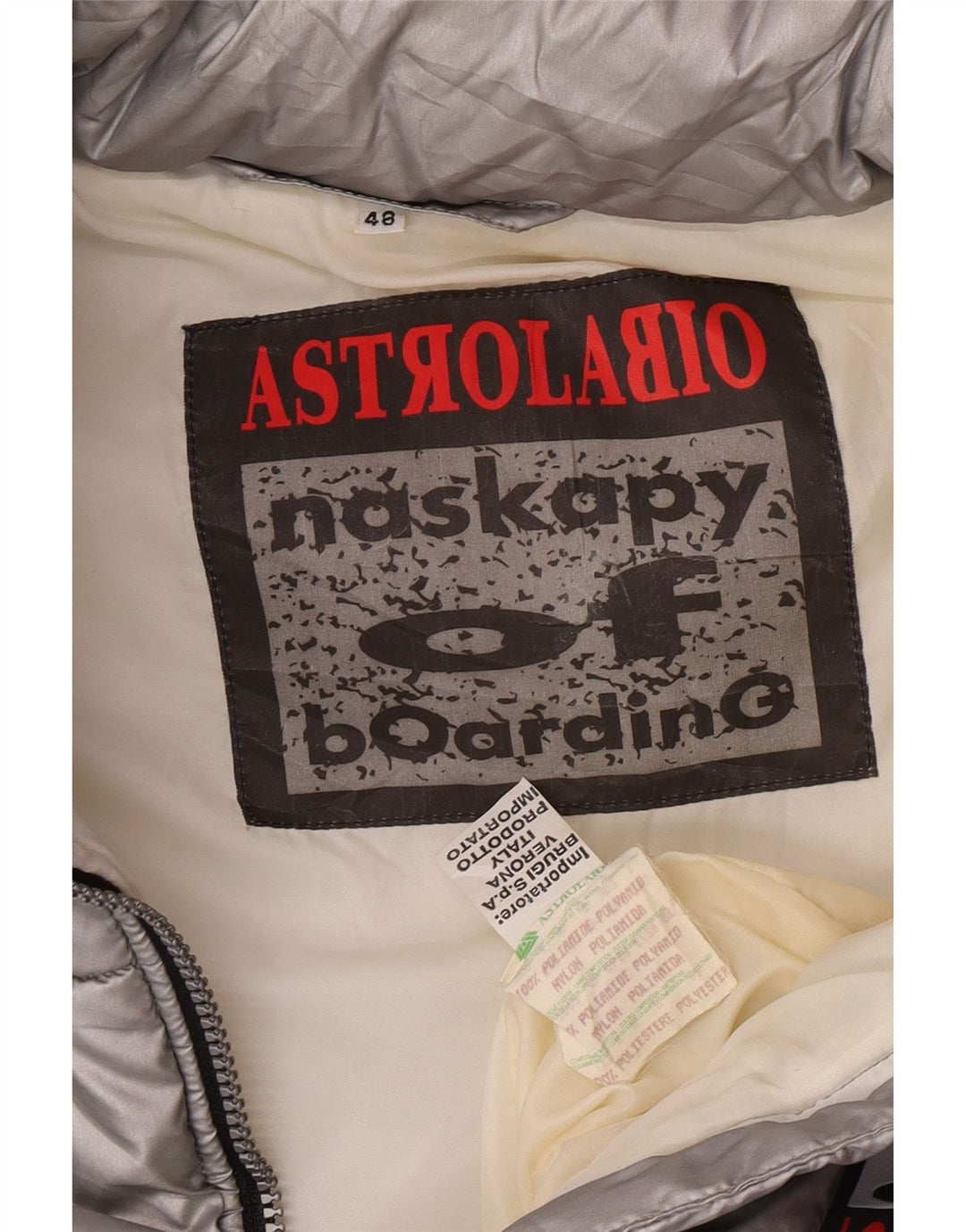Gilet Imbottito Uomo Astrolabio IT 48 Medio Argento Poliammide