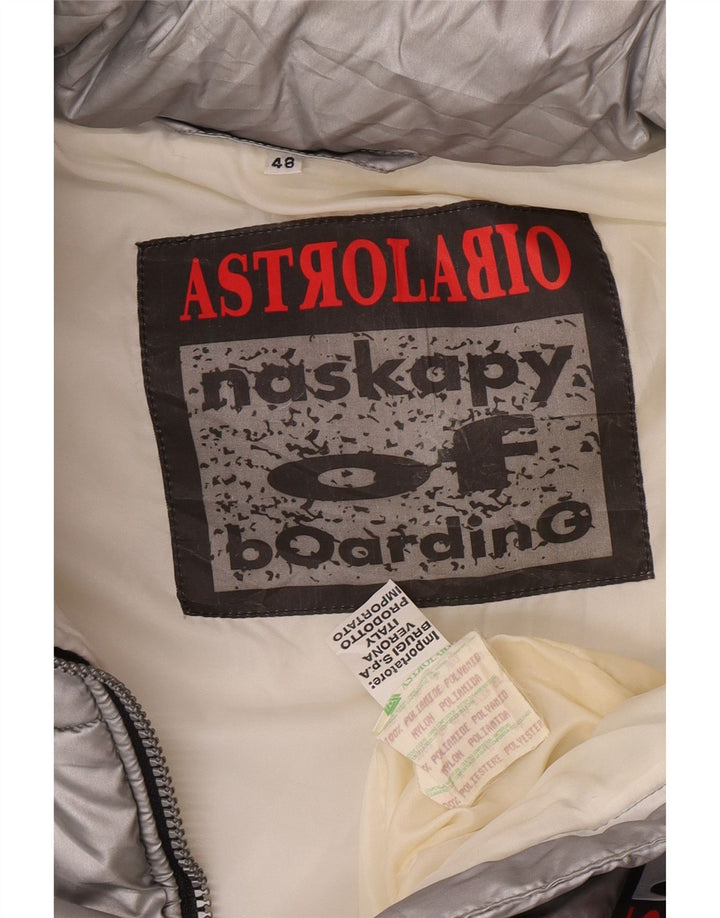 Gilet Imbottito Uomo Astrolabio IT 48 Medio Argento Poliammide