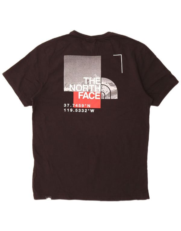 T-shirt grafica da uomo The North Face Top in cotone nero medio