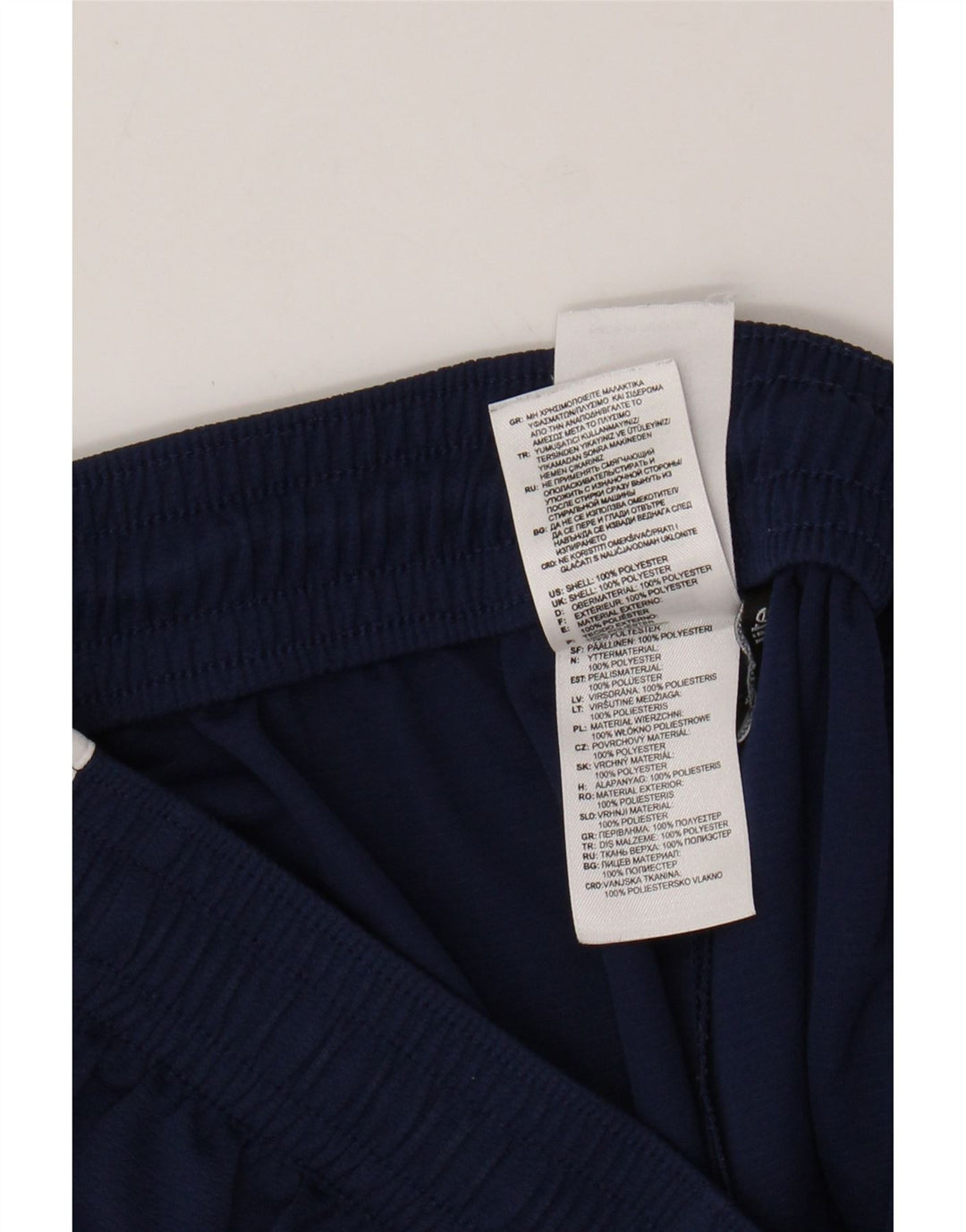 Pantaloncini sportivi ADIDAS da uomo Climalite medio poliestere blu navy