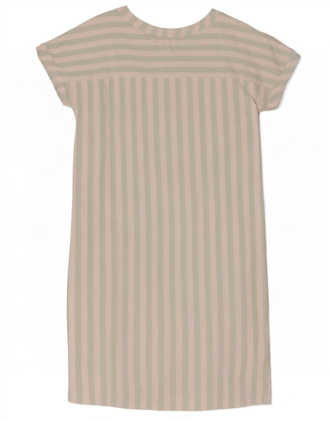 Abito a trapezio da donna Max Mara EU 42 Acetato a righe bianche grandi