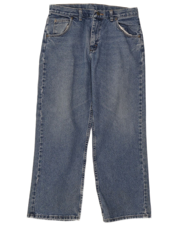 Jeans dritti da ragazzo Wrangler 13-14 anni W30 L27 cotone blu