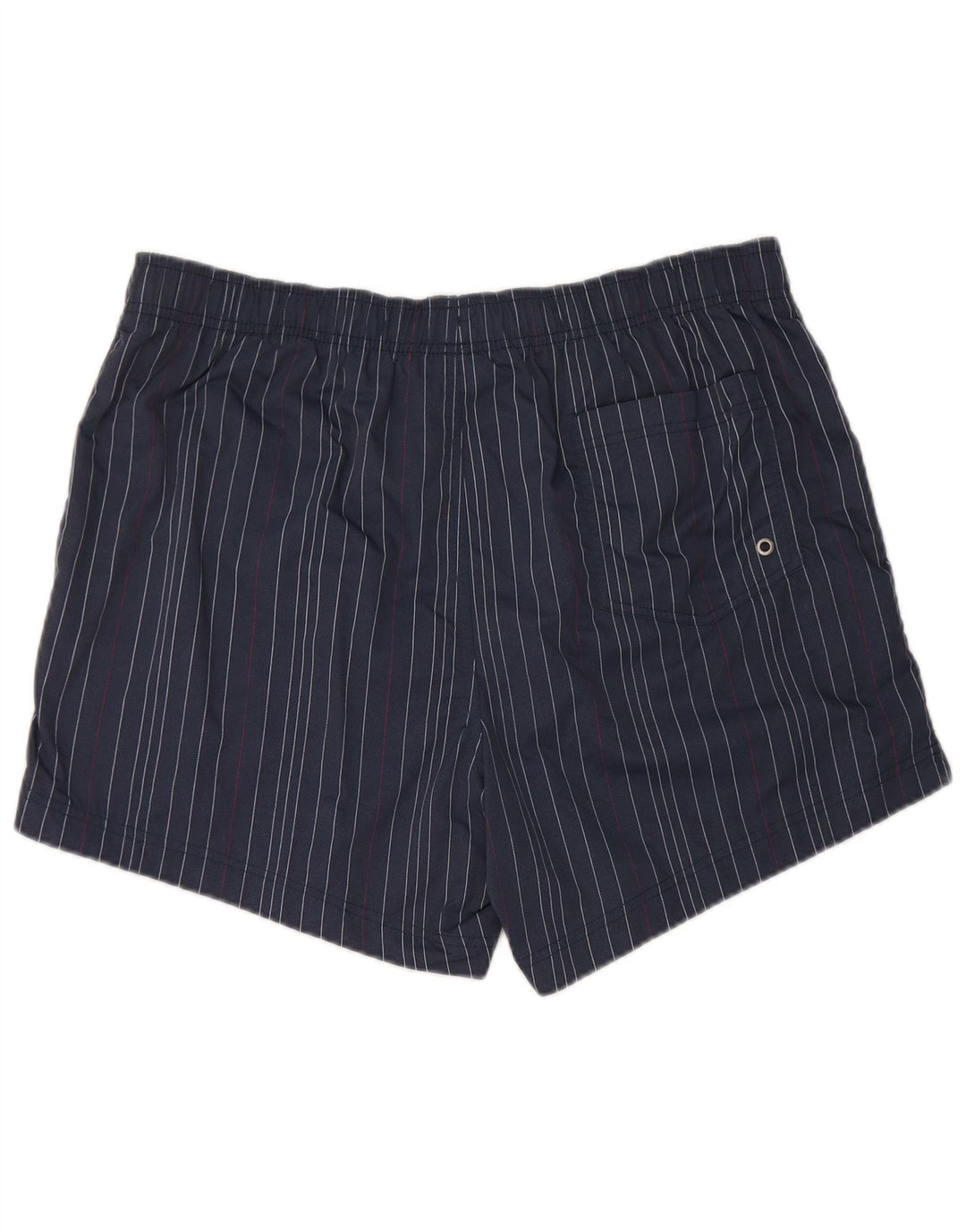 Pantaloncini da bagno da uomo Champion XL in poliammide a righe blu navy