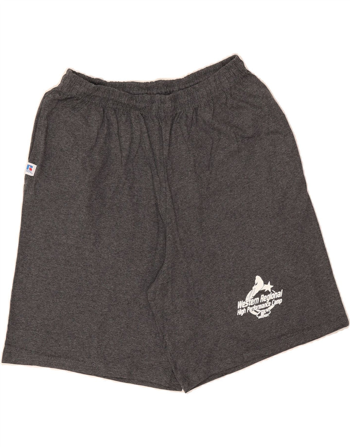 RUSSELL ATHLETIC Mens Sport Shorts Large  Grey Cotton Vintage Russell Athletic and Second-Hand Russell Athletic from Messina Hembry 