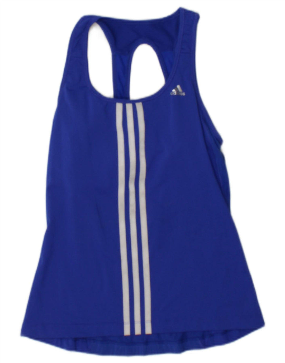 Canotta Adidas Climacool da donna UK 8 Small Blu Colourblock Nylon