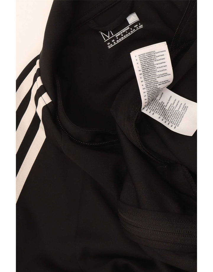 Giacca da ginnastica Adidas Climalite da donna UK 12/14 media nera