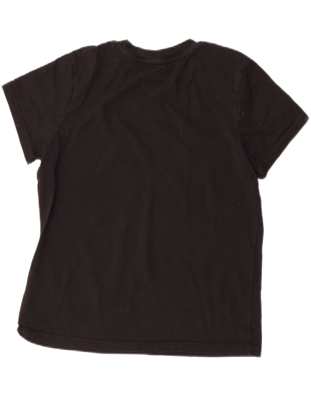 VANS Womens Graphic T-Shirt Top UK 12 Medium Black Cotton