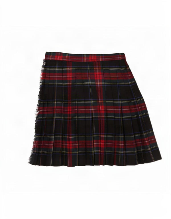 Gonna a portafoglio da donna Brendella W25 XS in lana scozzese multicolore