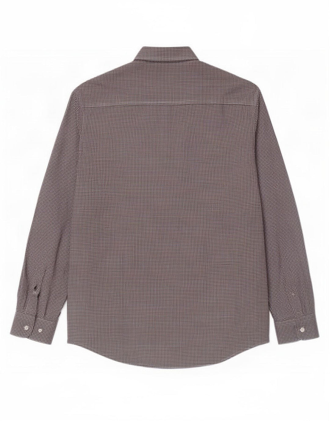 Camicia da uomo Superdry in cotone pied de poule bordeaux medio