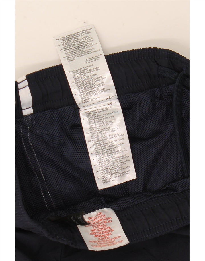 Pantaloncini sportivi Adidas da ragazzo 9-10 anni in poliestere blu navy