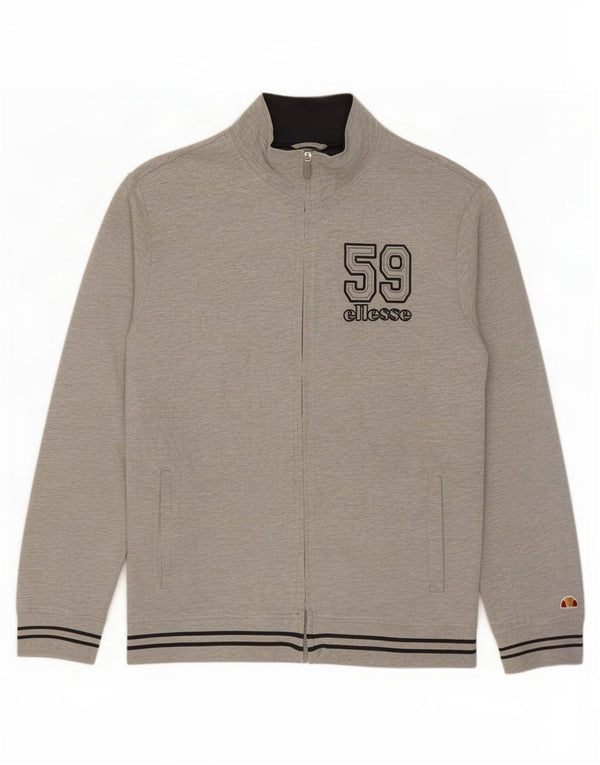 Giacca da ginnastica grafica da uomo Ellesse XL grigio screziato