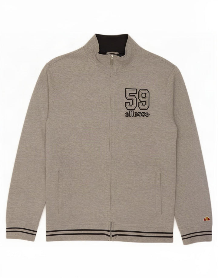 Giacca da ginnastica grafica da uomo Ellesse XL grigio screziato