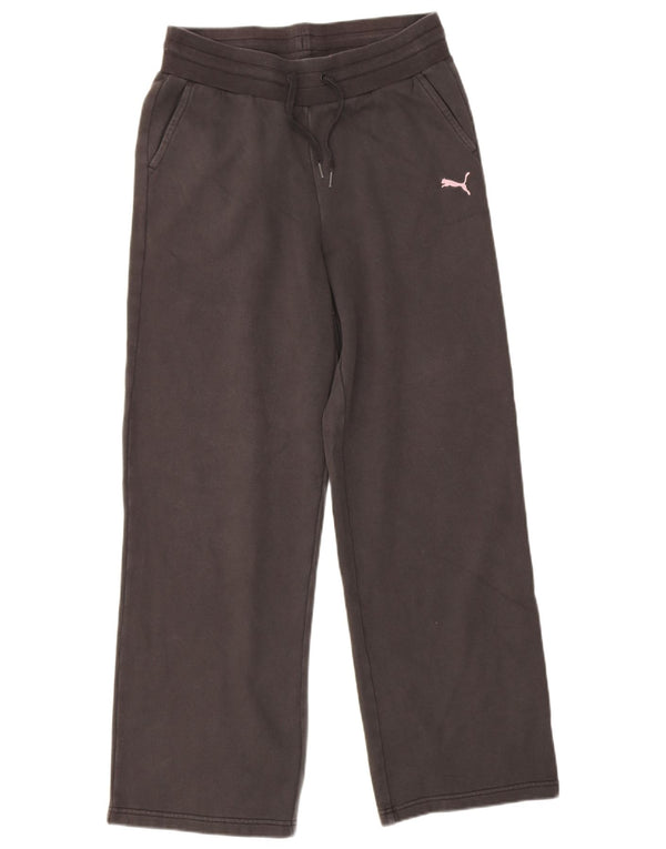 Pantaloni della tuta da donna Puma UK 14 Medium Black Cotton