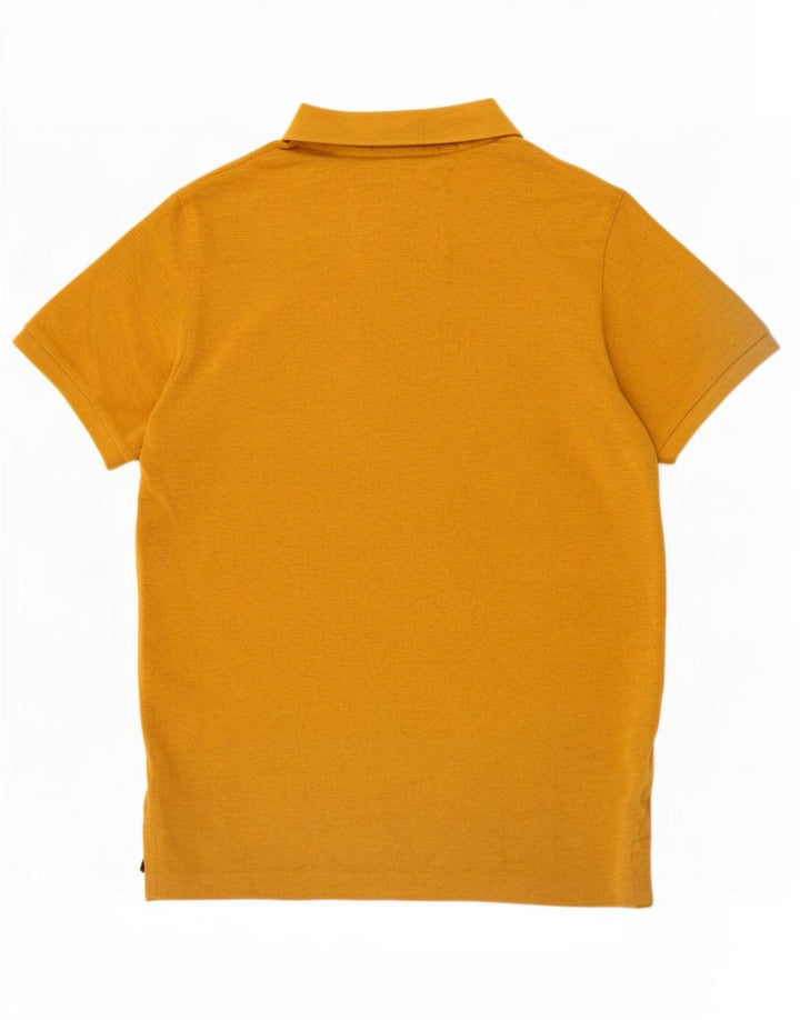 Polo da uomo Superdry grande in cotone giallo
