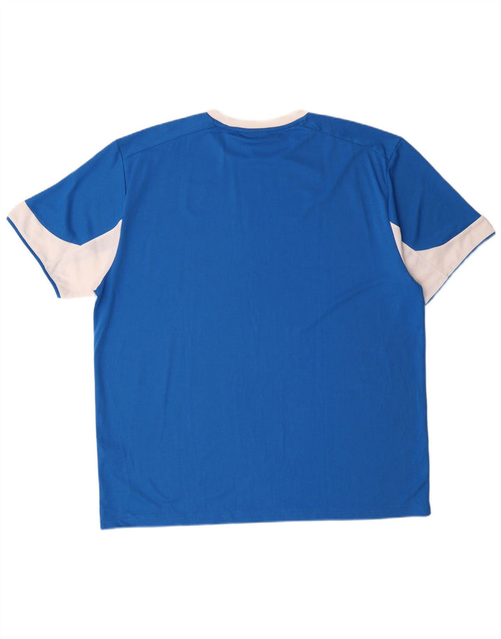T-shirt Puma Uomo Italia Top XL Blu Colourblock Poliestere