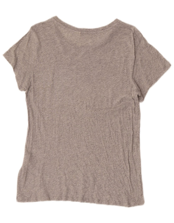 T-shirt grafica da donna Levi's Top UK 12 Cotone screziato grigio medio